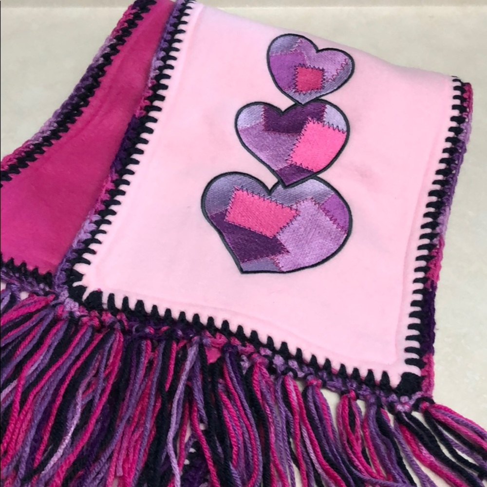 Patchwork Hearts Scarf ❤️